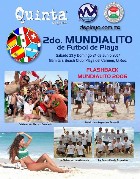 Mundial de futbol de playa del carmen