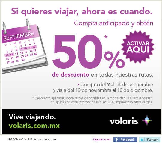 Volaris.com oferta de boletos