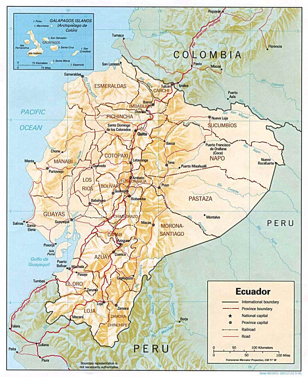 mapa ecuador