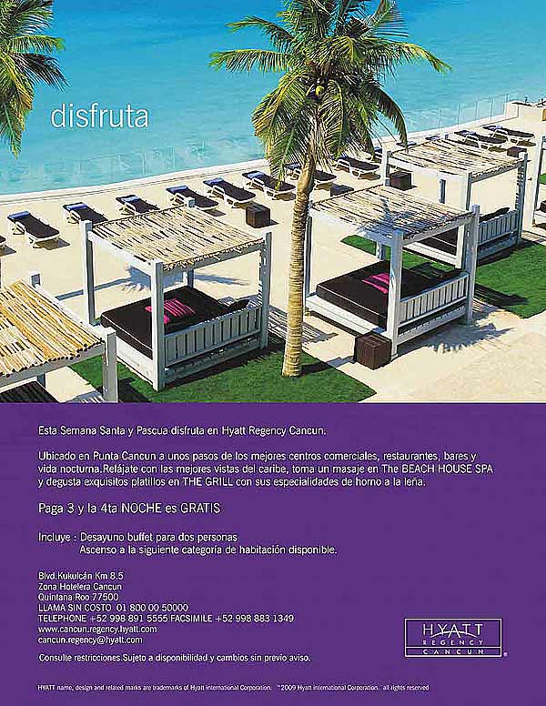 Promocion Hotel Hyatt Cancun