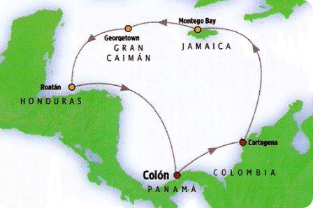 Ruta Royal Caribean Cartagena, Santa Marta Colombia