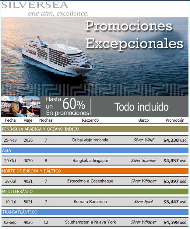 Promocion Silversea